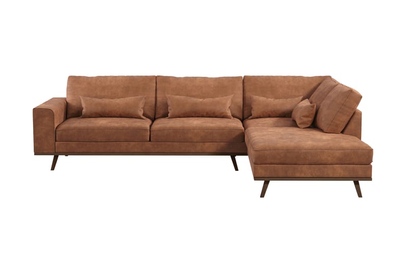 DivanSofa Haga 2,5-seters - Brun - Møbler - Sofaer - Sofaer med sjeselong - 4 seters sofa med divan