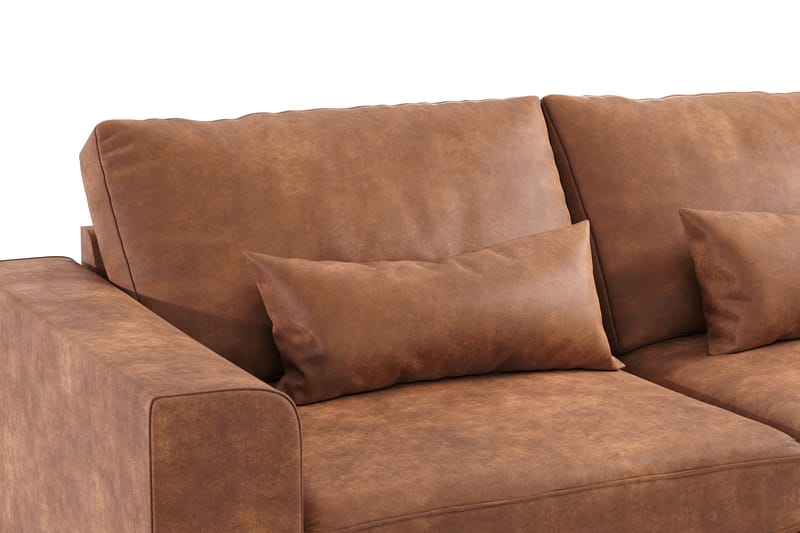 DivanSofa Haga 2,5-seters - Brun - Møbler - Sofaer - Sofaer med sjeselong - 4 seters sofa med divan