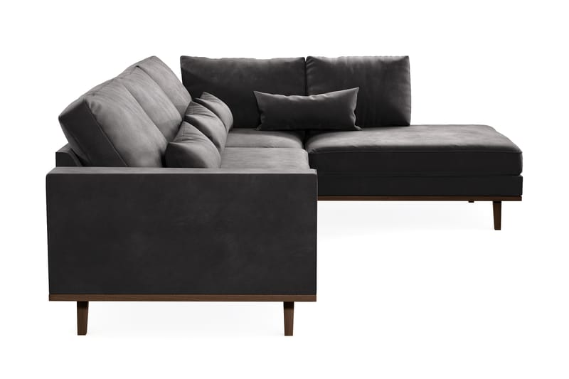 DivanSofa Haga 2,5-seters - Mørkegrå - Møbler - Sofaer - Sofaer med sjeselong - 4 seters sofa med divan