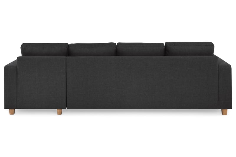 Divansofa Nevada 4-seter Vendbar - Antrasitt - Møbler - Sofaer - Sofaer med sjeselong - 4 seters sofa med divan