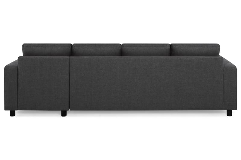 Divansofa Nevada 4-seter Vendbar - Antrasitt - 4 seters sofa med divan - Sofaer med sjeselong