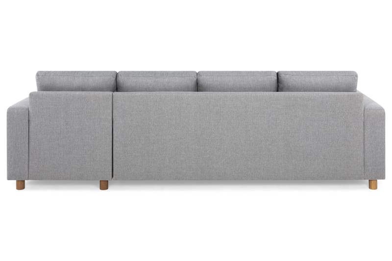 Divansofa Nevada 4-seter Vendbar - Lysgrå - Møbler - Sofaer - Sofaer med sjeselong - 4 seters sofa med divan