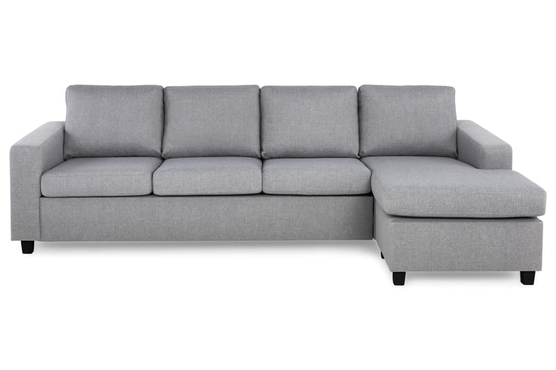 Divansofa Nevada 4-seter Vendbar - Lysgrå - Møbler - Sofaer - Sofaer med sjeselong - 4 seters sofa med divan