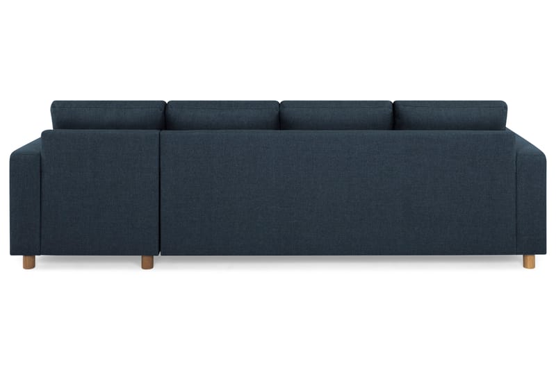 Divansofa Nevada 4-seter Vendbar - Mørkblå - Møbler - Sofaer - Sofaer med sjeselong - 4 seters sofa med divan