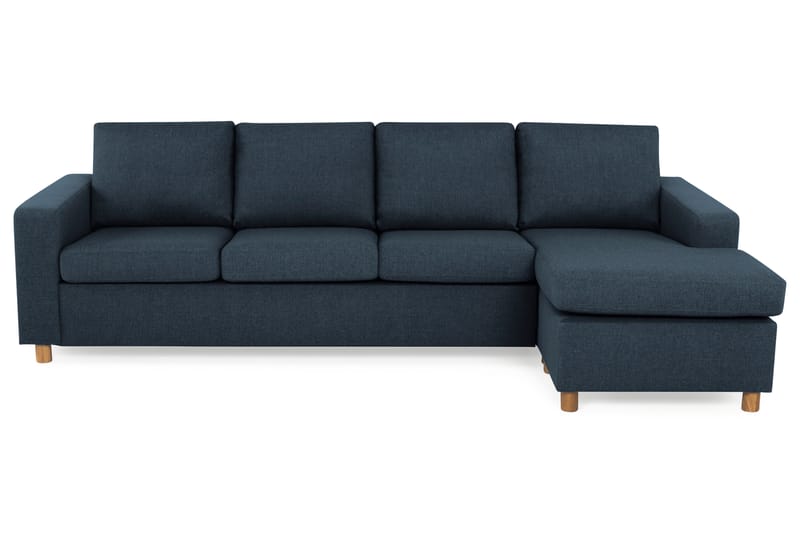 Divansofa Nevada 4-seter Vendbar - Mørkblå - Møbler - Sofaer - Sofaer med sjeselong - 4 seters sofa med divan