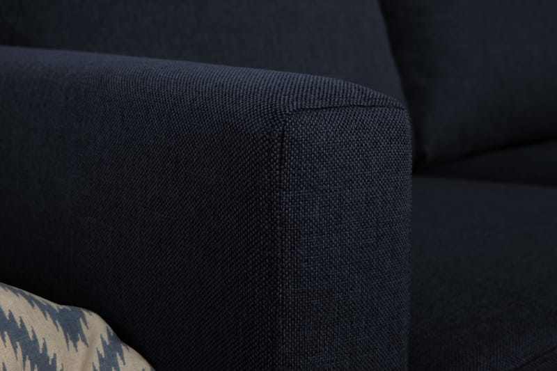 Divansofa Yen 4-seter Høyre - Blå - Møbler - Sofaer - Sofaer med sjeselong - 4 seters sofa med divan