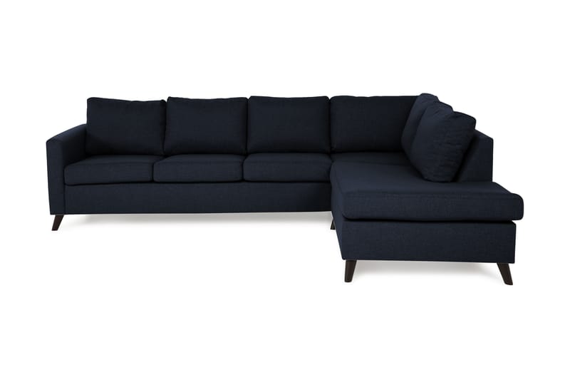 Divansofa Yen 4-seter Høyre - Blå - Møbler - Sofaer - Sofaer med sjeselong - 4 seters sofa med divan