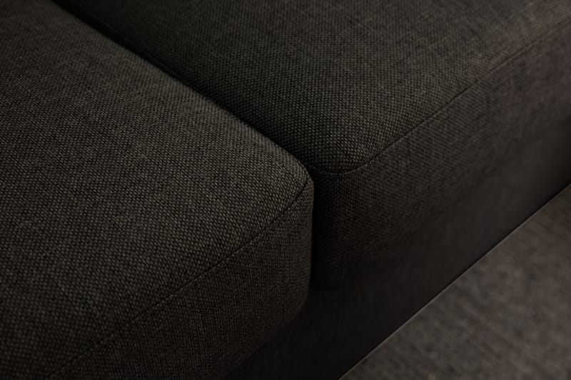 Divansofa Yen 4-seter Høyre - Mørkgrå - Møbler - Sofaer - Sofaer med sjeselong - 4 seters sofa med divan