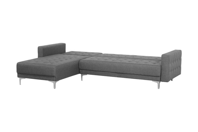 Hjørnesofa Aberdeen 267 cm - Svart | Grå - Møbler - Sofaer - Sofaer med sjeselong - 4 seters sofa med divan