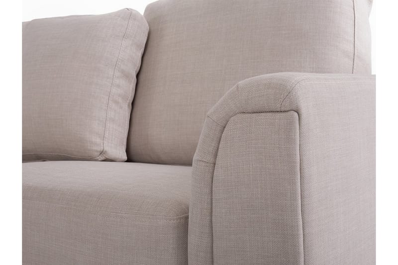 Hjørnesofa Sharmon Høyre - Beige - Møbler - Sofaer - Sofaer med sjeselong - 4 seters sofa med divan