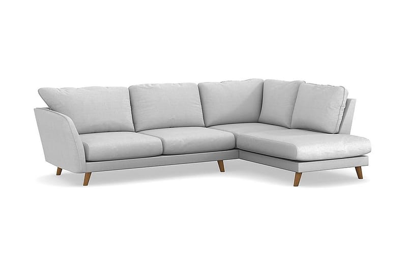 Sjeselongsofa Colt Lyx Høyre - Lysegrå - Møbler - Sofaer - Sofaer med sjeselong - 4 seters sofa med divan