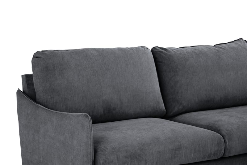 Sjeselongsofa Colt Lyx Høyre - Mørkegrå - Møbler - Sofaer - Sofaer med sjeselong - 4 seters sofa med divan