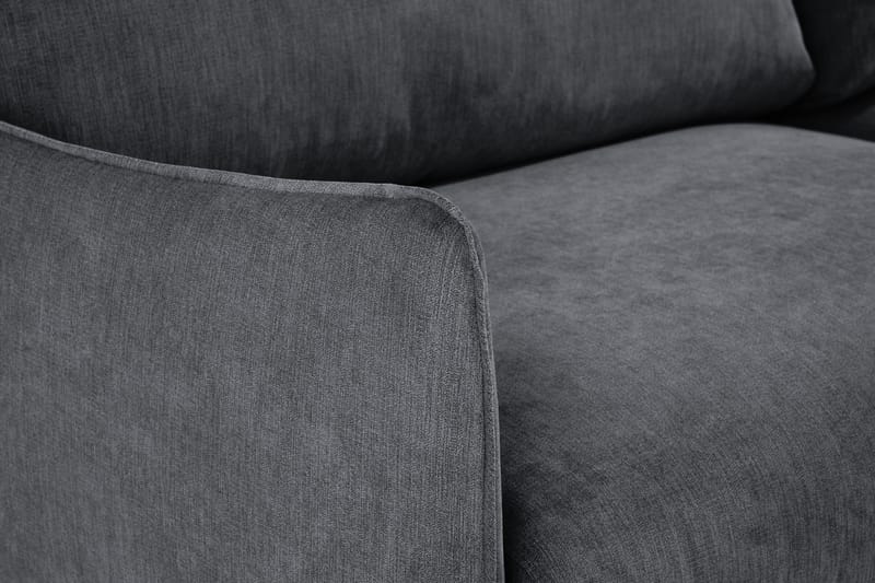 Sjeselongsofa Colt Lyx Høyre - Mørkegrå - Møbler - Sofaer - Sofaer med sjeselong - 4 seters sofa med divan