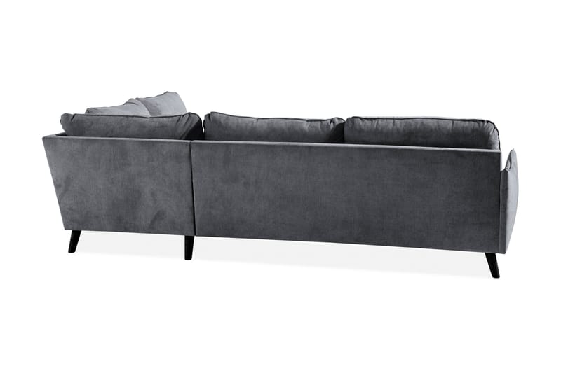 Sjeselongsofa Colt Lyx Høyre - Mørkegrå - Møbler - Sofaer - Sofaer med sjeselong - 4 seters sofa med divan