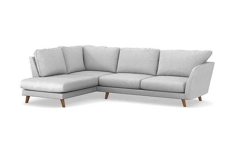 Sjeselongsofa Colt Lyx Venstre - Lysegrå - Møbler - Sofaer - Sofaer med sjeselong - 4 seters sofa med divan