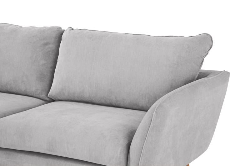 Sjeselongsofa Colt Lyx Venstre - Lysegrå/Eik - Møbler - Sofaer - Sofaer med sjeselong - 4 seters sofa med divan