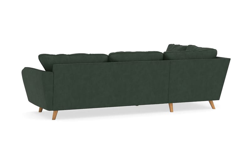 Sjeselongsofa Colt Lyx Venstre - Mørk grønn Kordfløyel - Møbler - Sofaer - Sofaer med sjeselong - 4 seters sofa med divan