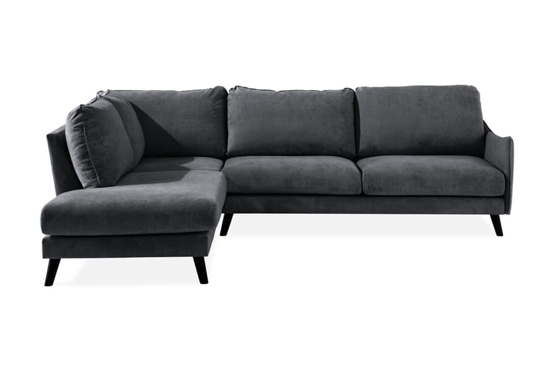 Sjeselongsofa Colt Lyx Venstre - Mørkegrå - Møbler - Sofaer - Sofaer med sjeselong - 4 seters sofa med divan