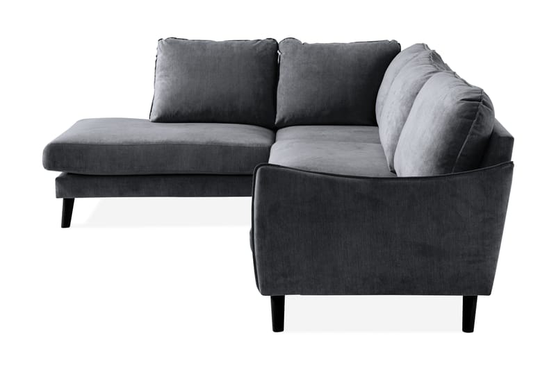 Sjeselongsofa Colt Lyx Venstre - Mørkegrå - Møbler - Sofaer - Sofaer med sjeselong - 4 seters sofa med divan