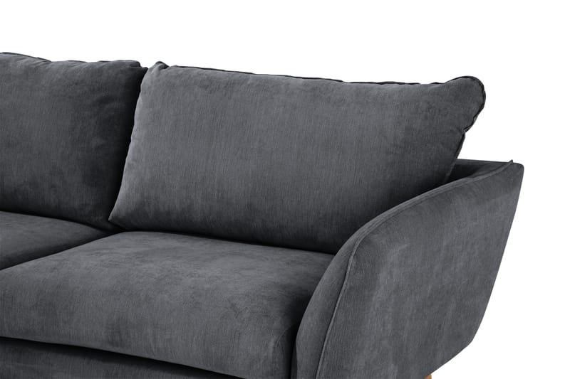 Sjeselongsofa Colt Lyx Venstre - Mørkegrå/Eik - Møbler - Sofaer - Sofaer med sjeselong - 4 seters sofa med divan