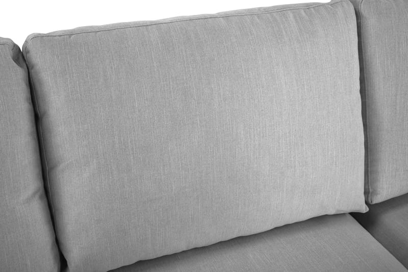 Sofa Friday Lyx 4-seter med Sjeselong Høyre - Grå - Møbler - Sofaer - Sofaer med sjeselong - 4 seters sofa med divan