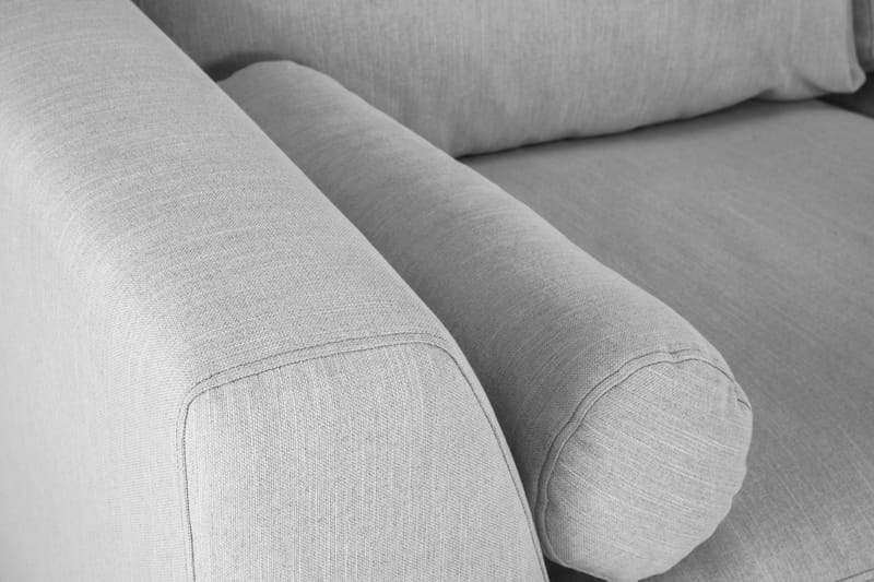 Sofa Friday Lyx 4-seter med Sjeselong Høyre - Grå - Møbler - Sofaer - Sofaer med sjeselong - 4 seters sofa med divan