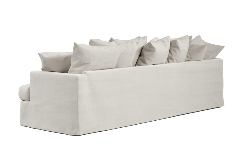 Sofa med Sjeselong Menard Venstre - Beige - Møbler - Sofaer - Sofaer med sjeselong - 4 seters sofa med divan