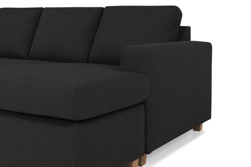 U-sofa Nevada Large Divan Høyre - Antrasitt - Møbler - Sofaer - Sofaer med sjeselong - 4 seters sofa med divan