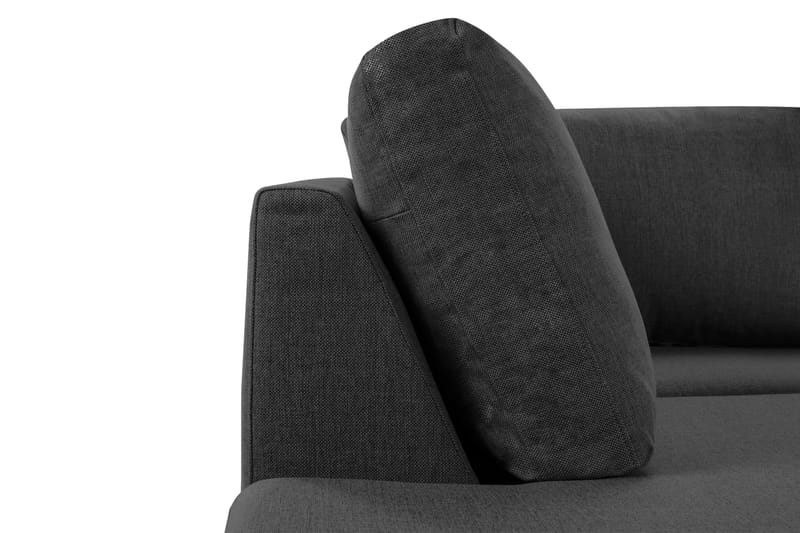 U-sofa Nevada Large Divan Høyre - Antrasitt - Møbler - Sofaer - Sofaer med sjeselong - 4 seters sofa med divan