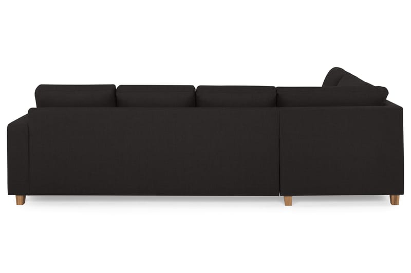 U-sofa Nevada Large Divan Høyre - Antrasitt - Møbler - Sofaer - Sofaer med sjeselong - 4 seters sofa med divan