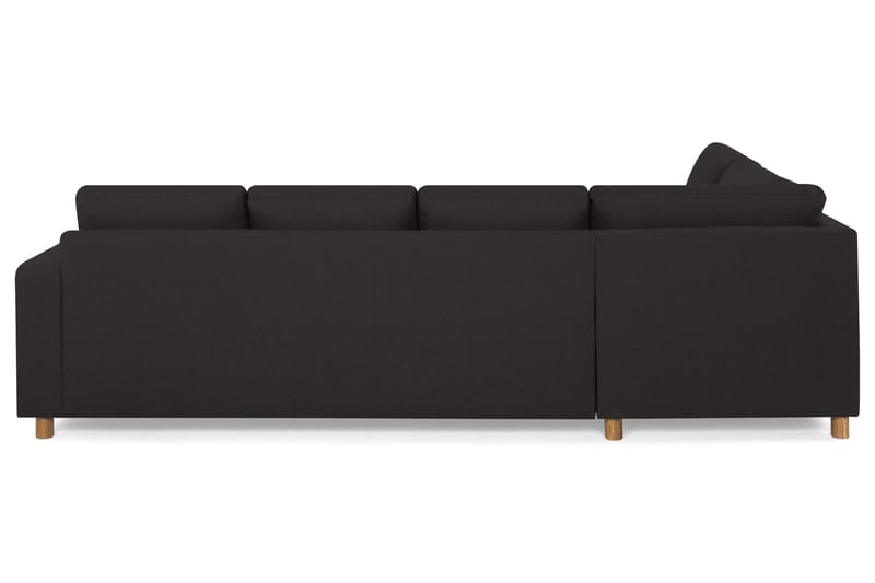 U-sofa Nevada Large Divan Høyre - Antrasitt - Møbler - Sofaer - Sofaer med sjeselong - 4 seters sofa med divan