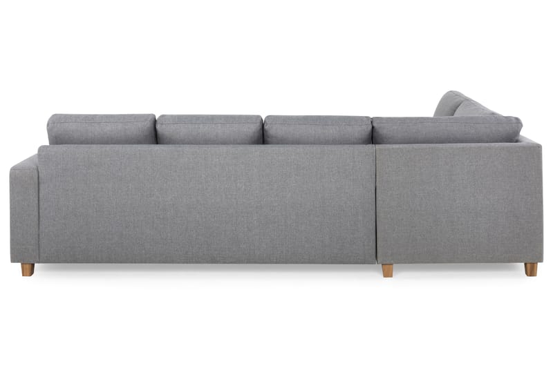 U-sofa Nevada Large Divan Høyre - Lysgrå - Møbler - Sofaer - Sofaer med sjeselong - 4 seters sofa med divan