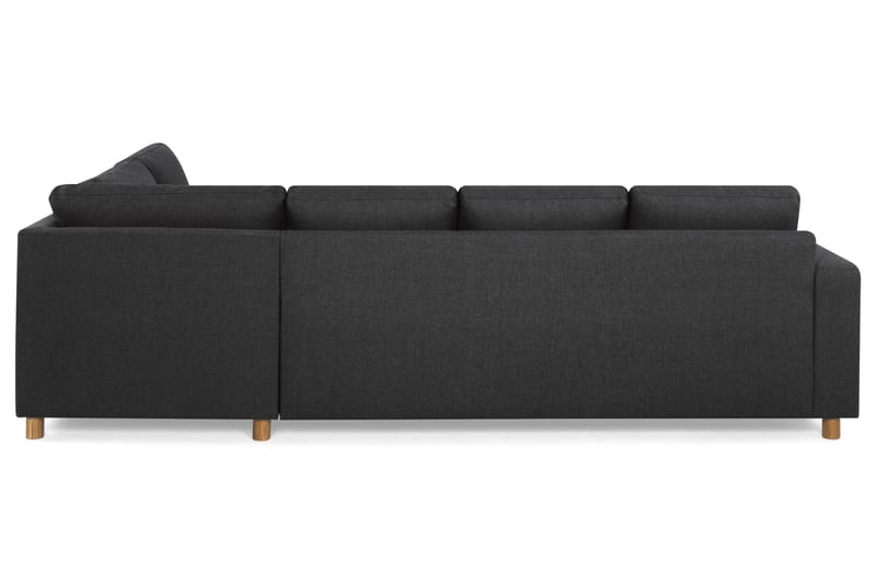 U-sofa Nevada Large Divan Venstre - Antrasitt - Møbler - Sofaer - Sofaer med sjeselong - 4 seters sofa med divan