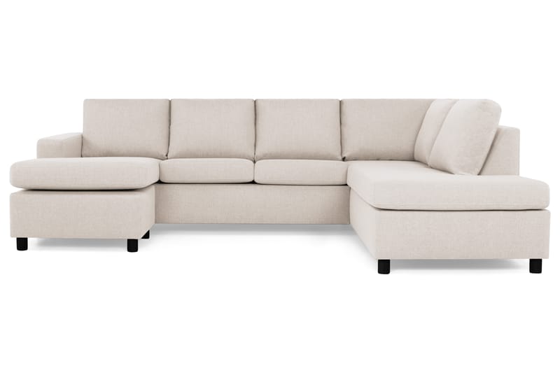 U-sofa Nevada Large Divan Venstre - Beige - Møbler - Sofaer - Sofaer med sjeselong - 4 seters sofa med divan