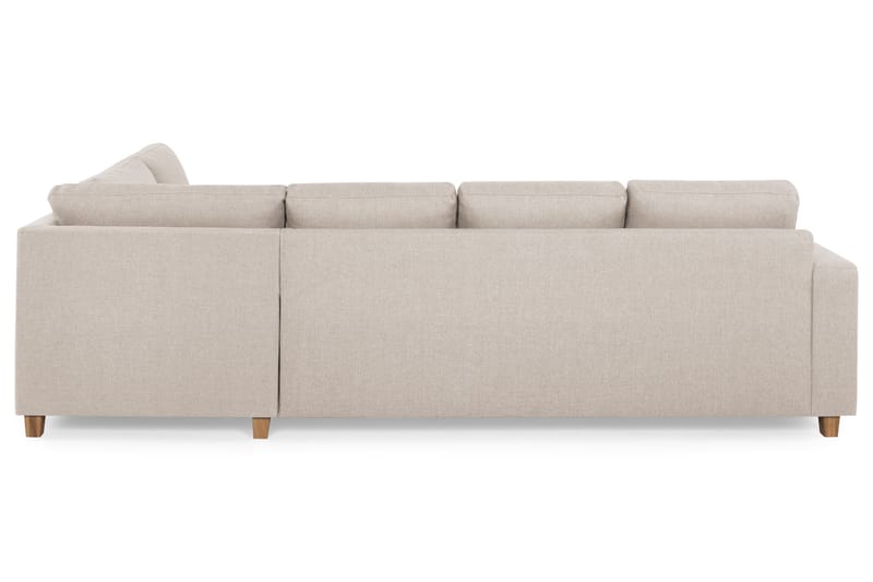 U-sofa Nevada Large Divan Venstre - Beige - Møbler - Sofaer - Sofaer med sjeselong - 4 seters sofa med divan