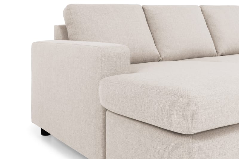 U-sofa Nevada Large Divan Venstre - Beige - Møbler - Sofaer - Sofaer med sjeselong - 4 seters sofa med divan