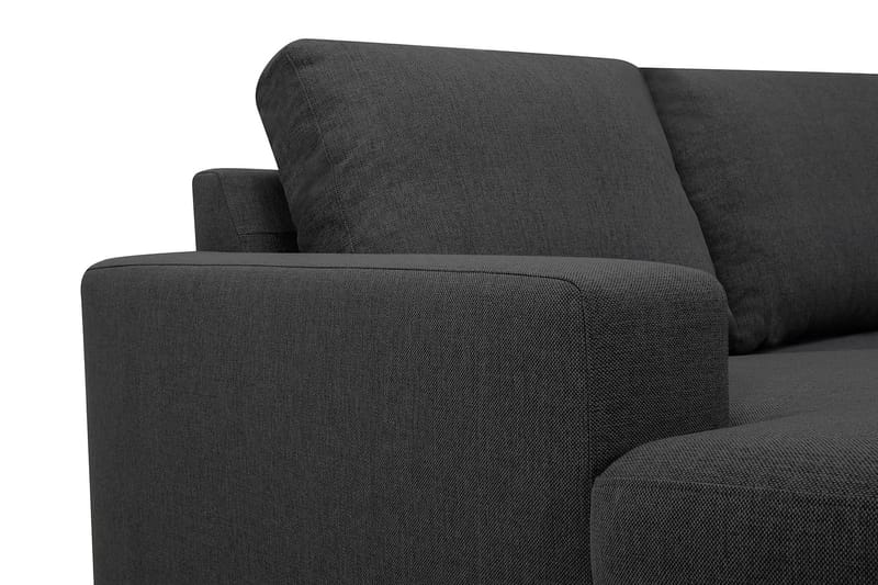 U-sofa Nevada Large Divan Venstre - Mørkgrå - Møbler - Sofaer - Sofaer med sjeselong - 4 seters sofa med divan