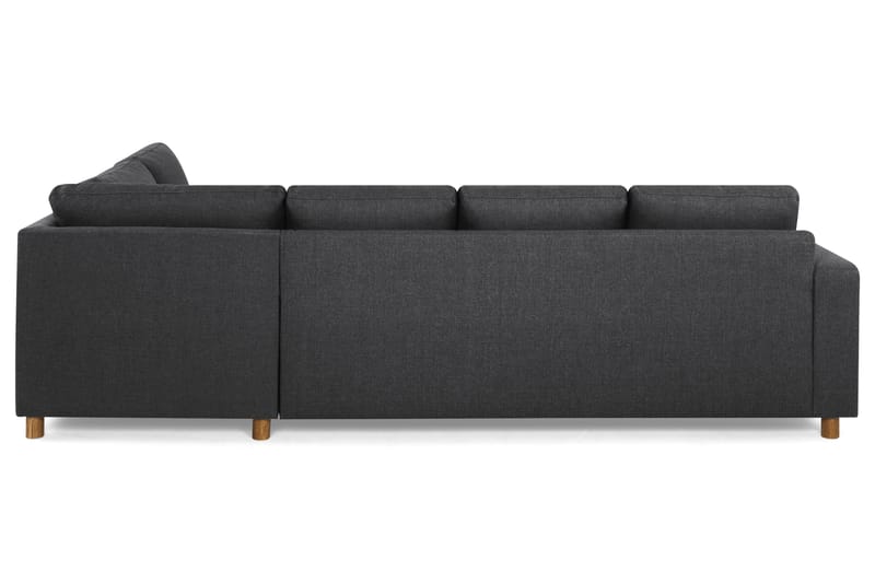 U-sofa Nevada Large Divan Venstre - Mørkgrå - Møbler - Sofaer - Sofaer med sjeselong - 4 seters sofa med divan