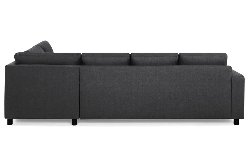 U-sofa Nevada Large Divan Venstre - Mørkgrå - Møbler - Sofaer - Sofaer med sjeselong - 4 seters sofa med divan