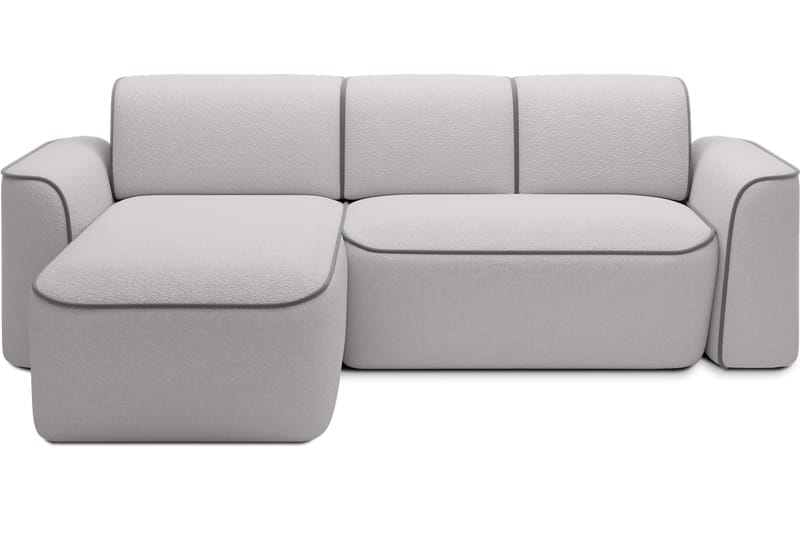 4-seters Sofa med Divan Ume - Grå - Møbler - Sofaer - Sofaer med sjeselong - 4 seters sofa med divan