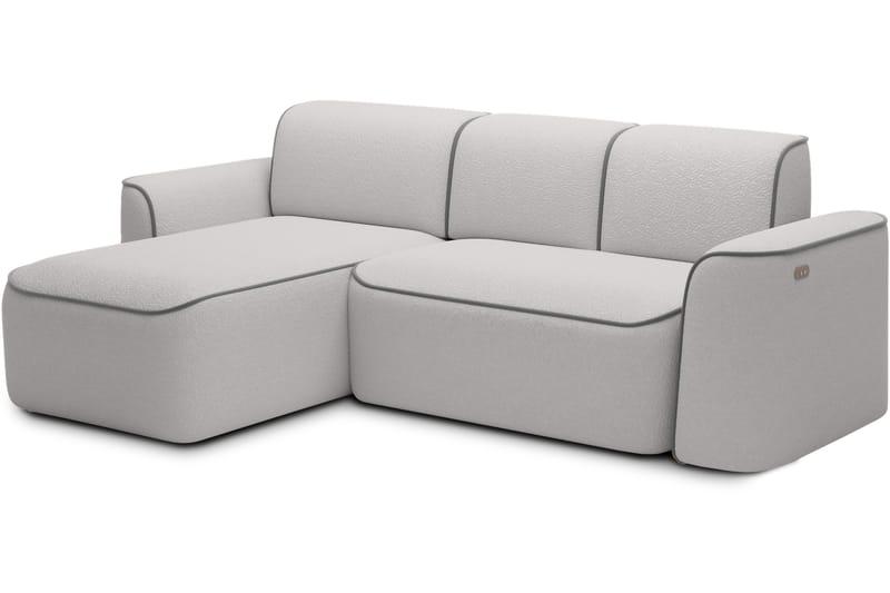 4-seters Sofa med Divan Ume - Grå - Møbler - Sofaer - Sofaer med sjeselong - 4 seters sofa med divan