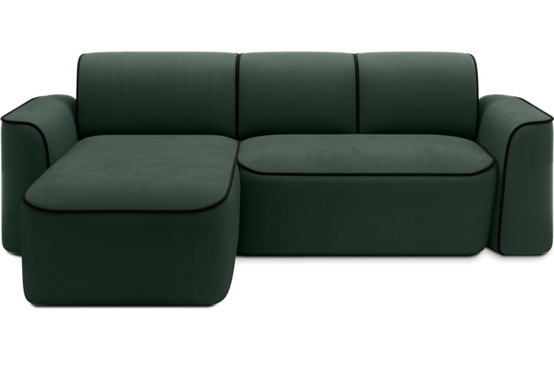 4-seters Sofa med Divan Ume - Grønn - Møbler - Sofaer - Sofaer med sjeselong - 4 seters sofa med divan