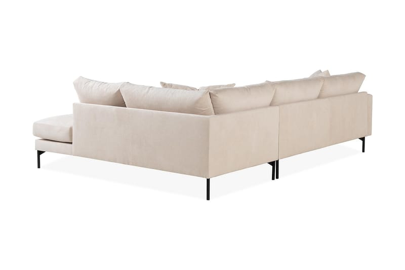 4-seters Sofa med Sjeselong Armunia Høyre - Beige - Møbler - Sofaer - Sofaer med sjeselong - 4 seters sofa med divan