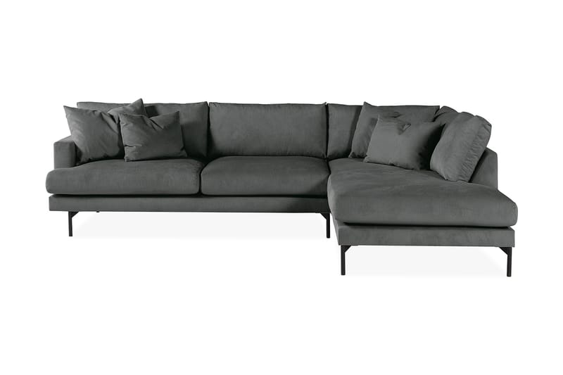 4-seters Sofa med Sjeselong Armunia Høyre - Grå - Møbler - Sofaer - Sofaer med sjeselong - 4 seters sofa med divan