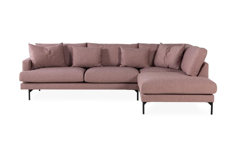 4-seters Sofa med Sjeselong Armunia Høyre - Lilla - Møbler - Sofaer - Sofaer med sjeselong - 4 seters sofa med divan