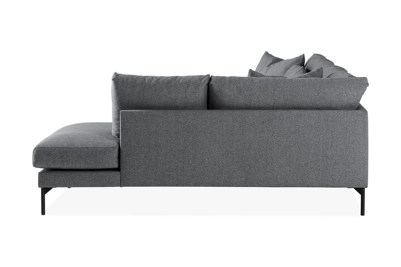 4-seters Sofa med Sjeselong Armunia Høyre - Mørkegrå - Møbler - Sofaer - Sofaer med sjeselong - 4 seters sofa med divan