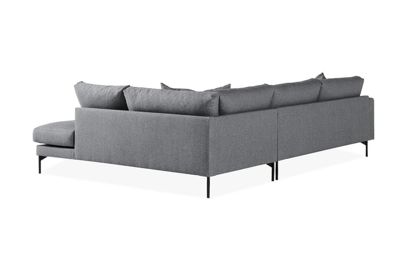 4-seters Sofa med Sjeselong Armunia Høyre - Mørkegrå - Møbler - Sofaer - Sofaer med sjeselong - 4 seters sofa med divan