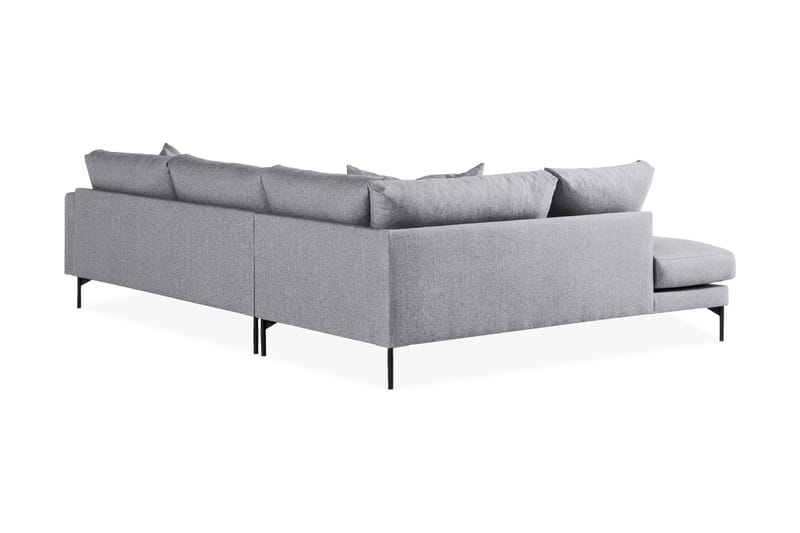 4-seters Sofa med Sjeselong Armunia Venstre - Grå - Møbler - Sofaer - Sofaer med sjeselong - 4 seters sofa med divan