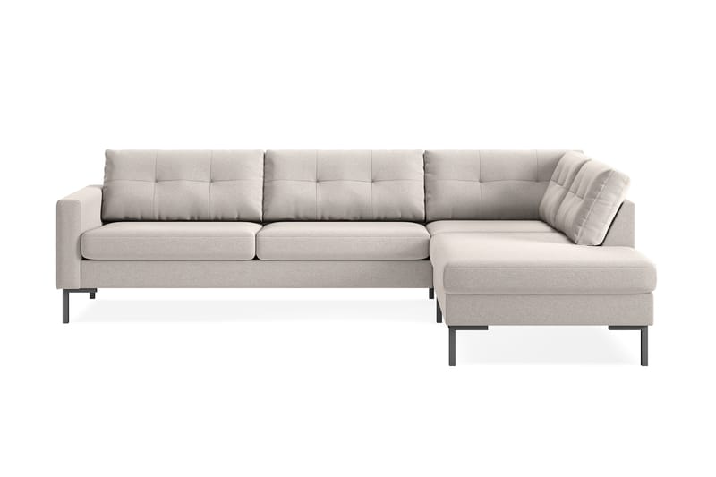 4-seters Sofa med Sjeselong Høyre Frillestad - Beige - Møbler - Sofaer - Sofaer med sjeselong - 4 seters sofa med divan