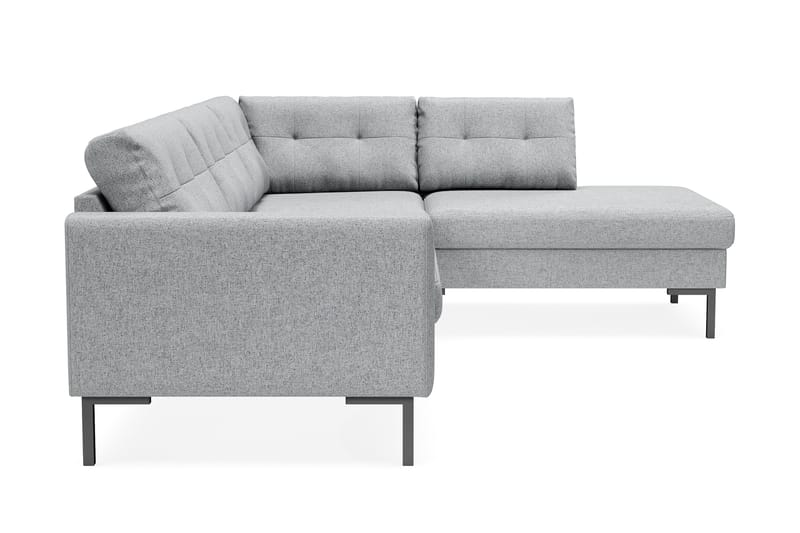 4-seters Sofa med Sjeselong Høyre Frillestad - Grå - Møbler - Sofaer - Sofaer med sjeselong - 4 seters sofa med divan